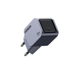 UGREEN Nexode Pro 30W GaN Hızlı Şarj Adaptörü USB‑C PD QC %95 Verimli Metalik Uzay Grisi (Model 35006)