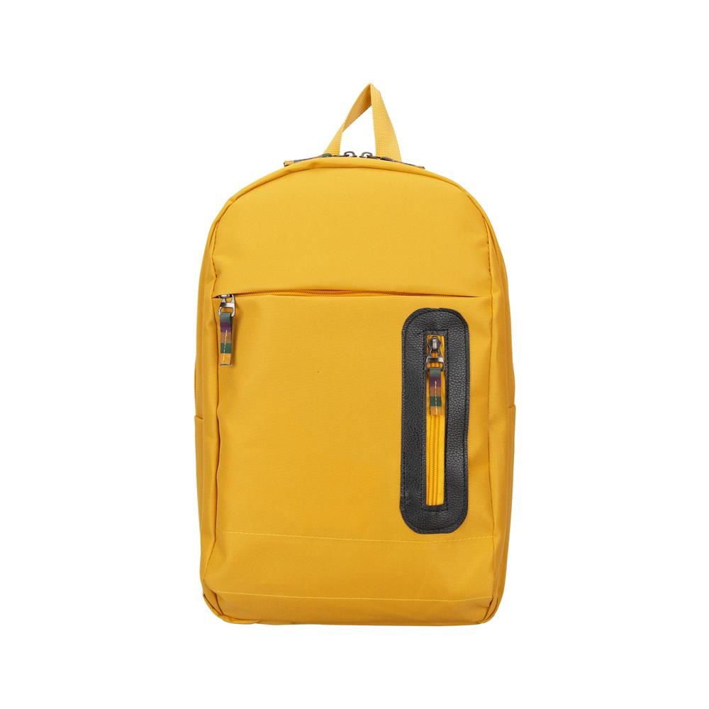 Plm Castelo 15.6'' Dizüstü Bilgisayar Uyumlu Sırt Çantası Hardal Renk Suya Dayanıklı ve Çok Bölmeli Laptop Sırt Çantası