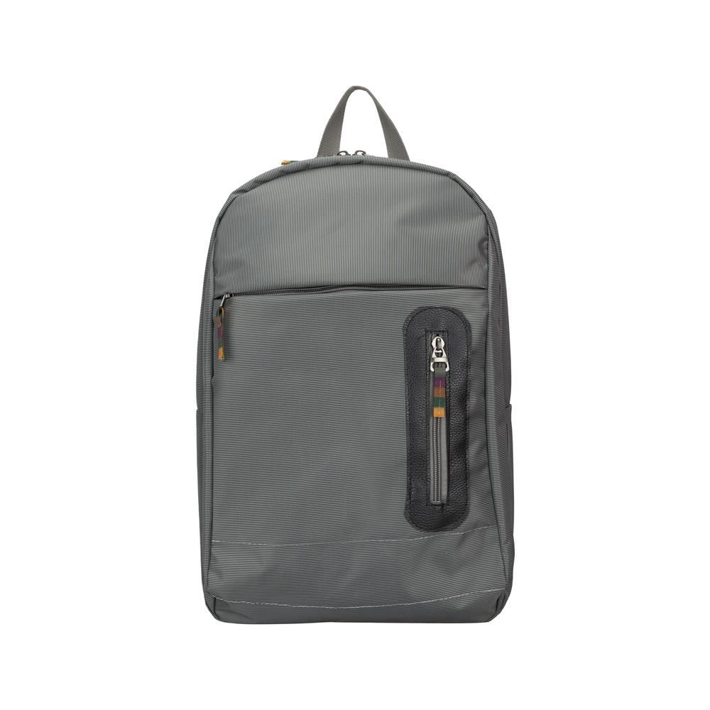 Plm Castelo 15.6'' Laptop Uyumlu Notebook Sırt Çantası, Suya Dayanıklı Söğüt Gri Kumaş, Ergonomik Tasarım