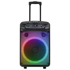 Mikado MD-BT505 60W USB-BT-TF-TWS LED Işıklı Kablosuz ve Kafa Mikrofonlu Toplantı-Parti Hoparlörü