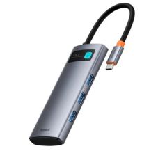 Baseus B00030708811-00 7in1 Type-C Hub 4K@60Hz (3xUSB 5Gbps, HDMI, SD, TF, Type-C)