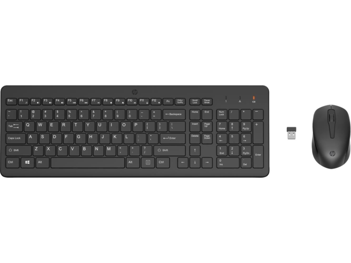 HP 330 2V9E6AA 2.4GHz Kablosuz Klavye ve Mouse Set