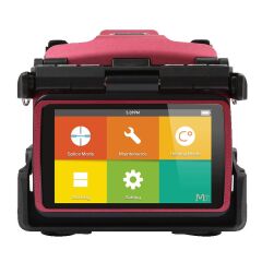 INNO M7 Ultra Taşınabilir Aktif V‑Groove Clad‑Alignment Füzyon Splicer 4.3″ Renkli Dokunmatik Ekran, 7 sn Splice Süresi, 13 sn Isıtma Süresi, 1.56 kg (Bataryalı) Cihaz