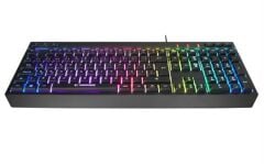 Rampage KM-R57  Siyah RGB Aydınlatmalı Q Oyuncu Multmedia Klavye ve 12800 DPI Mouse Gaming Set