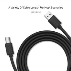 Unitek USB-A to USB-B Yazıcı Kablosu 2 Metre (Y-C4001GBK)
