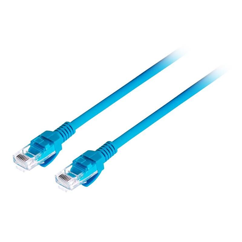 NETS DNE‑PCU03‑C6‑0050‑BL UTP Cat6 26 AWG LSZH Bakır 0,5 m Mavi Patch Kablo – Gigabit Ethernet, Düşük Duman Halȧjen Kaplama