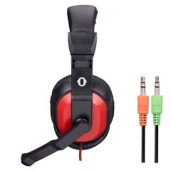 Snopy SN-633 X-BLOOM Siyah-Kırmızı Kulak Üstü Gaming Mikrofonlu Kulaklık