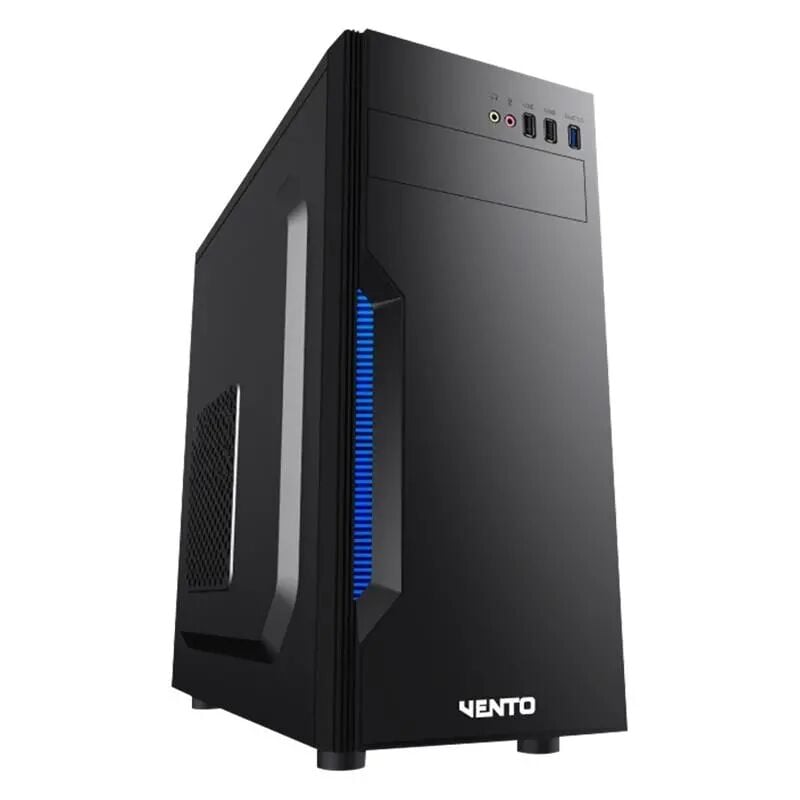 Vento TA‑K61 650W 80+ Sertifikalı Siyah Midi Tower ATX/Micro‑ATX/Mini‑ITX Kasa, USB 3.0 Ön Panel, 7 Genişleme Yuvası, 150 mm CPU Soğutucu Desteği