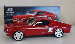 EVERTON RT-1951 Kırmızı Bluetooth FM-USB-TF-AUX Şarjlı Nostaljik Radyo