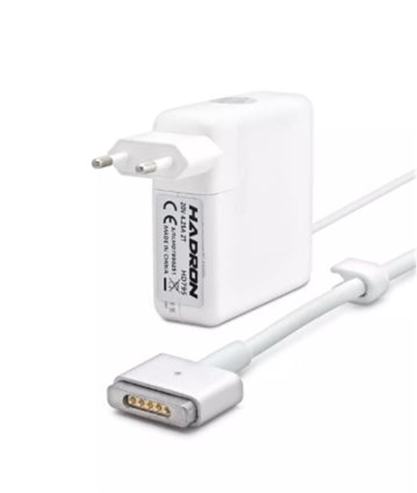 Hadron HD795 Mac Adaptörü 20V 4.25A T Tip 85W A1389