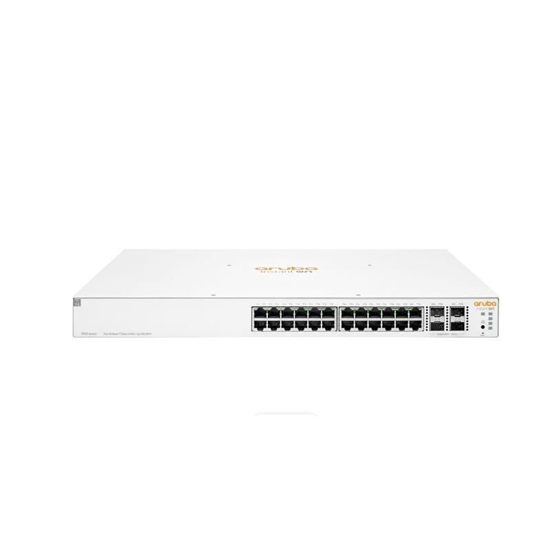 HPE Aruba Instant On 1930 JL684B 24×10/100/1000 Mbps PoE+ + 4×10 GbE SFP+ Uplink L2+ Yönetilebilir Rackmount Switch 370 W PoE