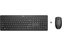 HP 230 18H24AA Kablosuz Klavye + Mouse Set 2.4GHz Siyah (2 x AAA Keyboard, 1 x AA Mouse)