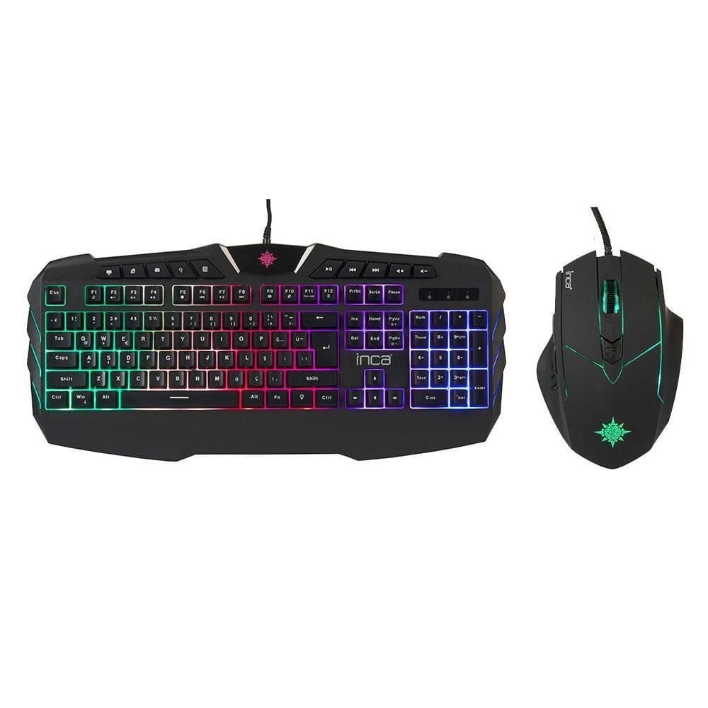 INCA IKG-310 Ruthless Rainbow Effect Gaming Klavye & Mouse Set