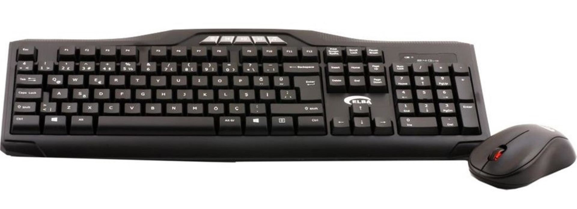 Elba EC-266 Q USB Siyah Kablosuz Klavye Mouse Set (Multimedya Tuşlu)