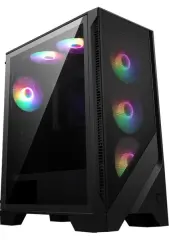 MSI MAG FORGE 120A AIRFLOW Temperli Cam RGB Atx Mid Tower Kasa PSU YOK