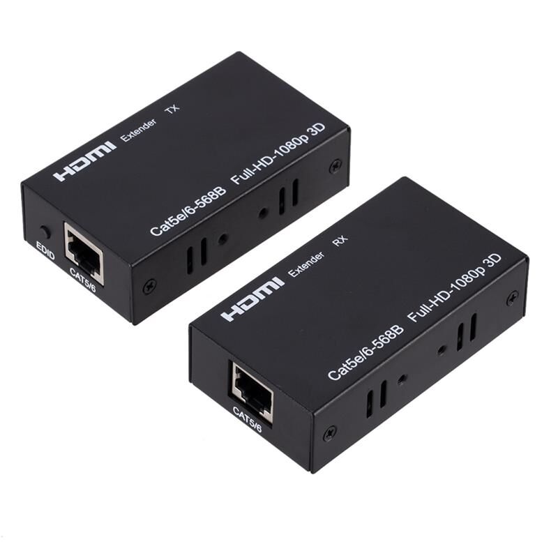 SENSEI 60 Metre 1080P HD-60 HDTV Extender Expansion CAT5/CAT6 HDMI