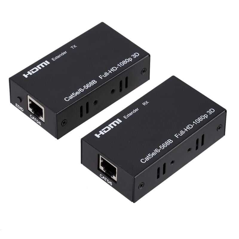 SENSEI 60 Metre 1080P HD-60 HDTV Extender Expansion CAT5/CAT6 HDMI