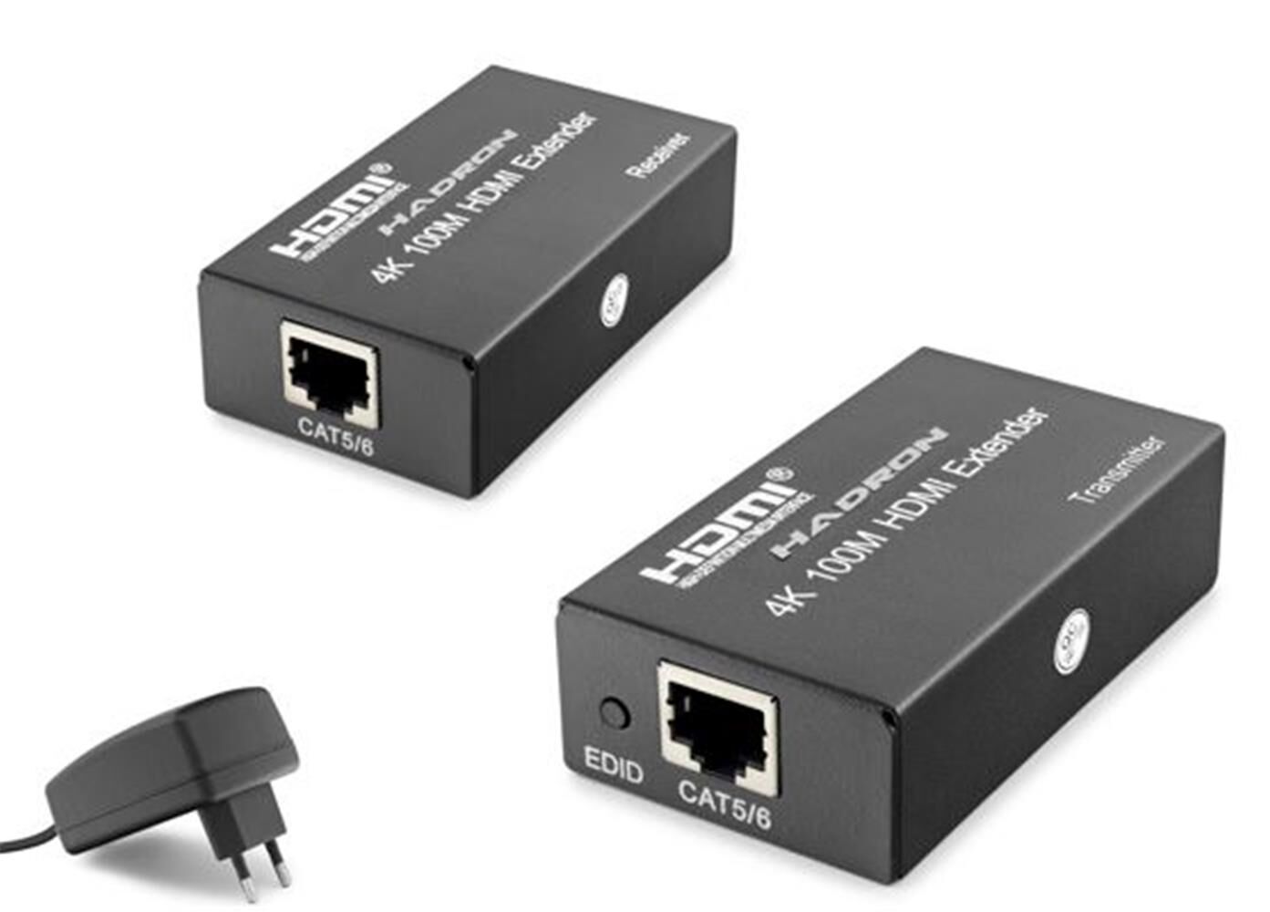 Hadron HDX1367 100 Metre 4K Ultra HD HDMI Extender (Tek CAT5e/6 Kablo Üzerinden Mesafe Uzatıcı)