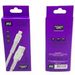 Powerway IP02 2.1A USB-A to Lightning iPhone Şarj ve Veri Kablosu 1m - Beyaz