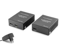 Hadron HDX1368 HDMI Extender 120 Metre 4K Loop Out (RJ45 CAT5e/6 Üzerinden) - Siyah