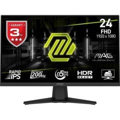 MSI MAG 244F 23.8'' 0.5ms (GtG) 200Hz Full HD Rapid IPS FreeSync Premium Gaming Monitör