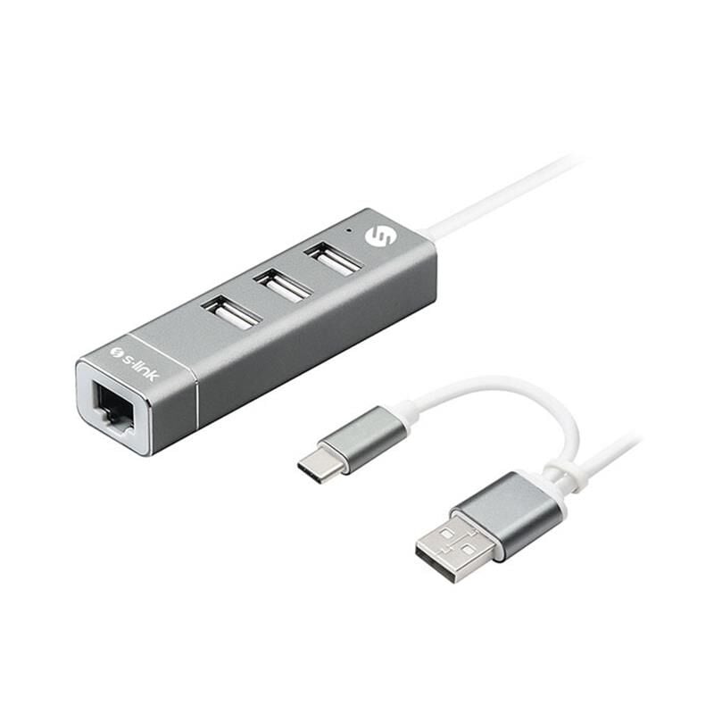 S-LINK SWAPP SW-U222 10/100Mbps Type-C USB 2.0 USB Ethernet Adaptörü