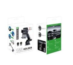 RY52 (MGI03) Havalandırma Izgarası Uyumlu Mıknatıslı L Tipi Siyah Araç Telefon Tutucu