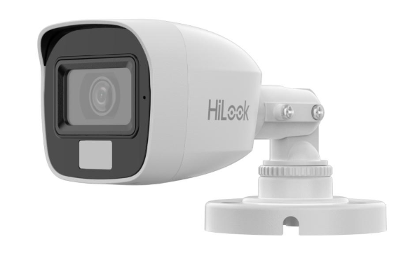 HILOOK THC-B127-LPS 2MP 2.8MM Sesli ColorVu Smart Light AHD Bullet Kamera Gece Renkli Görüntüleme IR LED Destekli Güvenlik Kamerası