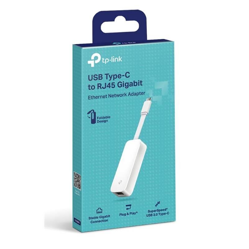 TP‑LINK UE300C USB 3.0 Type‑C → Gigabit Ethernet Ağ Adaptörü