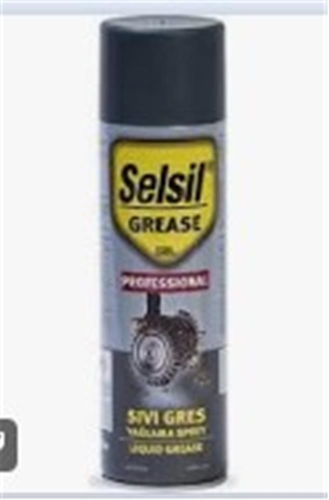 Selsil Sıvı Gres Sprey Yağlama ve Yağlayıcı Bakım Spreyi (500 ml)