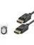HADRON HDX7860 DisplayPort Görüntü Kablosu 8K 60 Hz 1.8 m Siyah