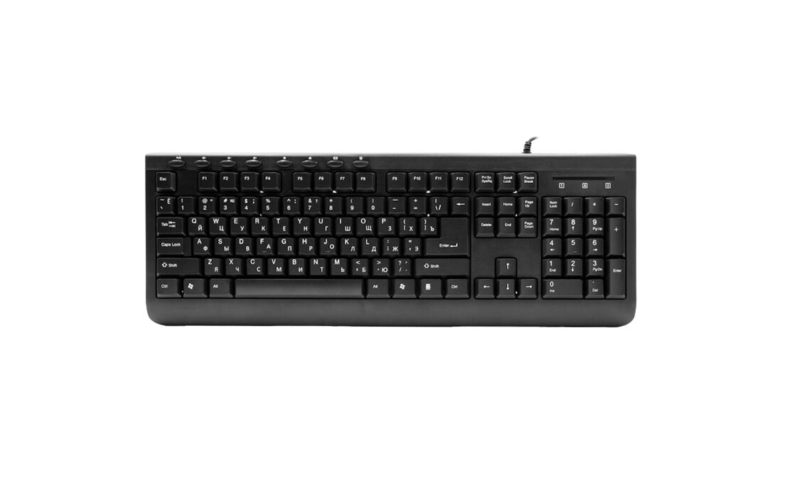 Frisby FK-202RU Kablolu USB Multimedya Rusça (Cyrillic) Klavye - Siyah