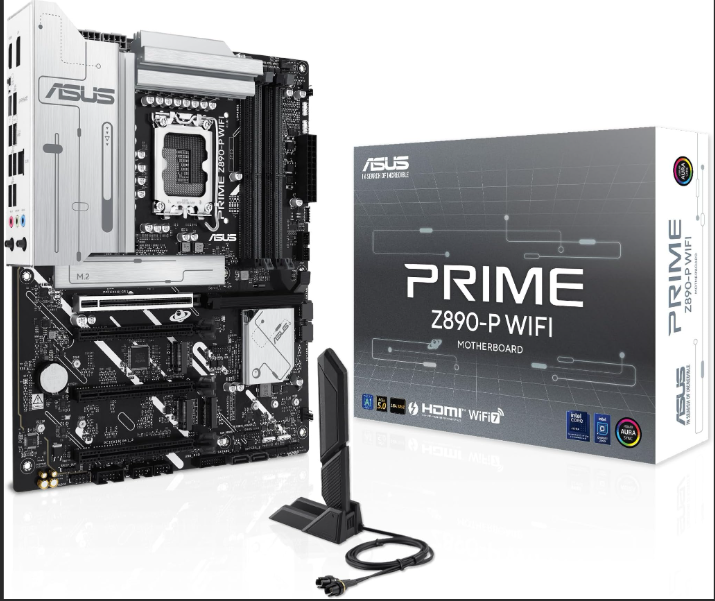 ASUS PRIME Z890M-PLUS WIFI DDR5 3XM2 USB3.2 RGB LAN mATX
