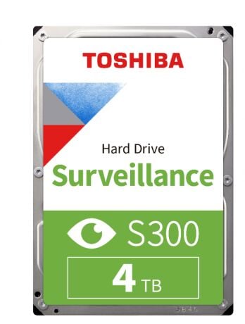 Toshiba S300 4TB 3.5'' 5400RPM 256MB Ön Bellek SATA 3 Güvenlik Disk (7/24 Kullanım) - HDWT840UZSVA