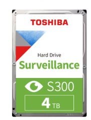 Toshiba S300 4TB 3.5'' 5400RPM 256MB Ön Bellek SATA 3 Güvenlik Disk (7/24 Kullanım) - HDWT840UZSVA