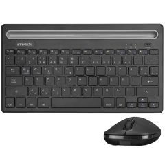 Everest KM-BT803 Siyah 3 in 1 Kablosuz Klavye + Mouse Set (BT 5.0 / 3.0 / 2.4GHz, 1600 DPI, Q Multimedya)