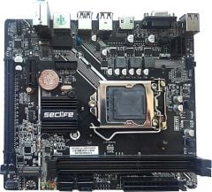 Seclife H81DA1 Intel Socket 1150 4. Nesil Core i3/i5/i7 Pentium Celeron Destekli Intel H81 Chipset 2×DDR3‑1066/1333 MHz DIMM Max 16 GB M.2 NVMe & 4×SATA 6 Gb/s HDMI VGA PCIe x16 & PCIe x1 USB 3.0 USB 2.0 Anakart
