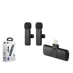 Hadron HDX2786 Kablosuz Çift Yaka Mikrofonlu Lightning 20 Metre Erişimli