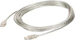 S-link SL-U2005 Usb2.0 5m Şeffaf Yazıcı Kablo