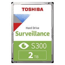 TOSHIBA S300  2 TB 5400RPM 128MB 7/24 Güvenlik HDD
