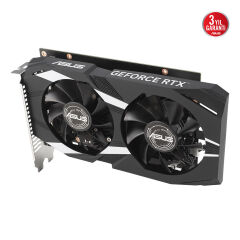 6 GB ASUS DUAL-RTX3050-O6G RTX 3050 GDDR6 96bit 1537MHz OC DVI HDMI DP EKRAN KAR