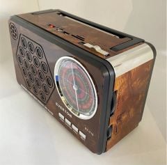 Everton RT-715 Bluetooth-FM-USB-SD Şarjlı Nostaljik Radyo LED Fener Özellikli