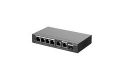 Ruijie-Reyee RG-ES206GS-P 4xGE + 2xGE 54W Gigabit Smart PoE Switch, Yönetilebilir, Fanless, Endüstriyel ve SMB Uyumlu