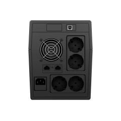 Tescom Leo 2000VA Line Interactive UPS (2x 9Ah Akü, LCD Panel)
