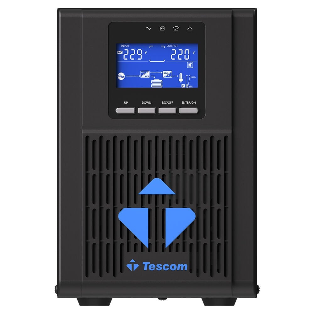 TESCOM NeoLine  1 KVA 1F/1F (2x 9AH) Online UPS