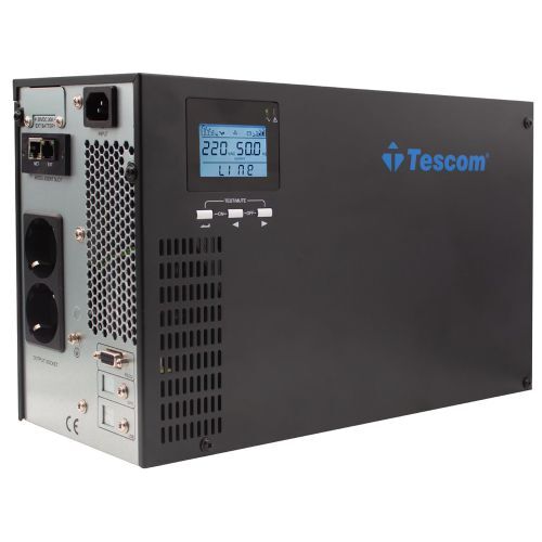 Tescom CL101 1 kVA 1/1 Faz (3x9Ah) + SNMP Online Kesintisiz Güç Kaynağı