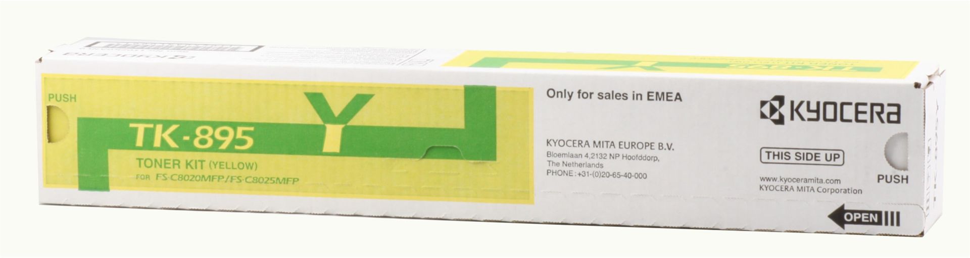 Kyocera TK-895Y Sarı (Yellow) Orijinal Fotokopi Toner Kartuşu (1T02K90NL0) 6.000 Sayfa