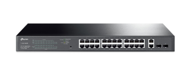 TP-Link TL-SG1428PE 24 Port Gigabit Smart Managed Switch 2x Combo RJ45/SFP Uplink 250W PoE Rackmount Metal Kasa