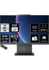 LENOVO NEO 50A THINKCENTRE 12SC003YTR CORE 7 240H 16GB 512SSD 23.8 DOS AIO