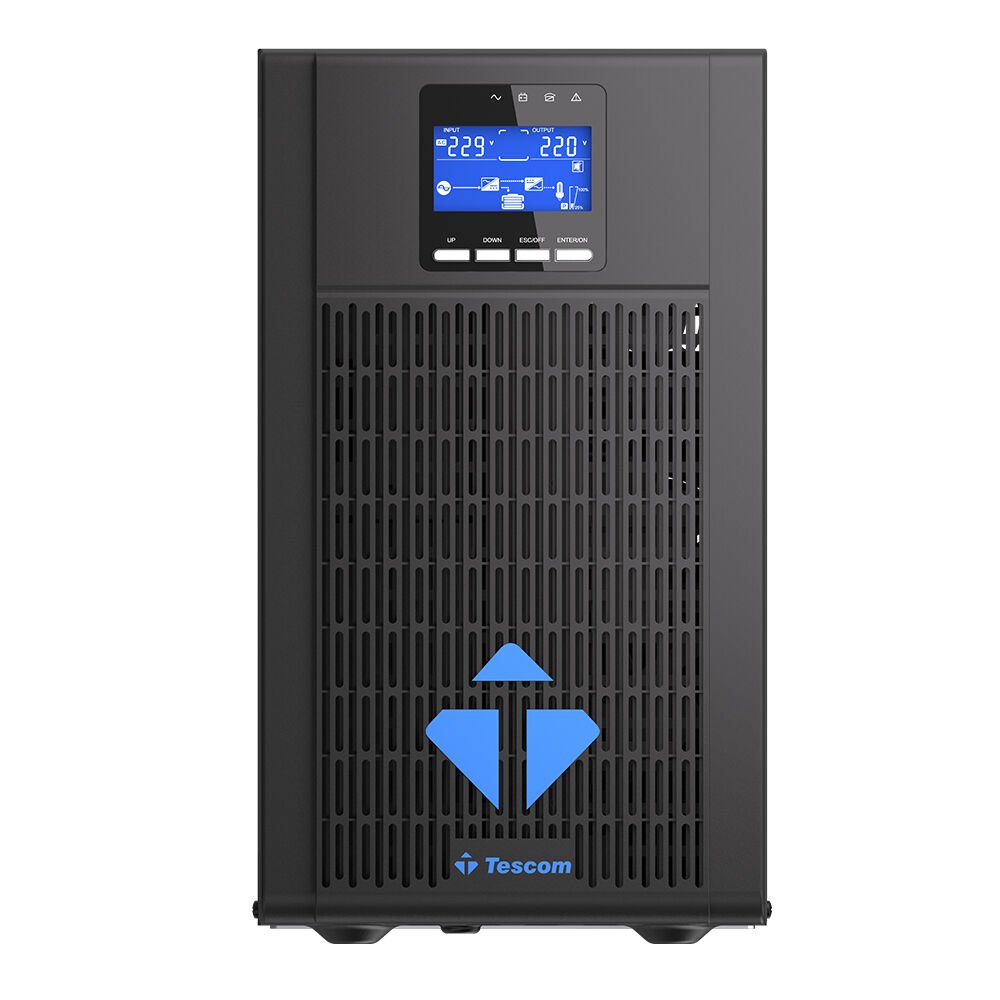 Tescom NeoLine 3kVA Online Kesintisiz Güç Kaynağı (UPS) 1/1 Faz 6x7Ah Akü